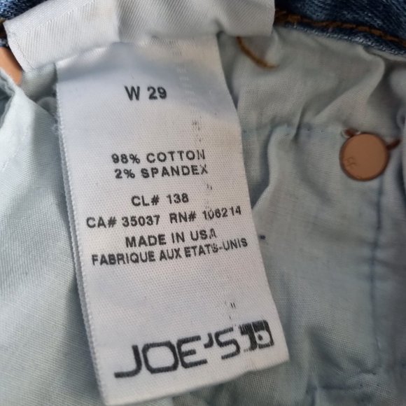 Joe's Jeans Debbie Patchwork High Rise Ankle Straight Leg Size 29 - Picture 10 of 14